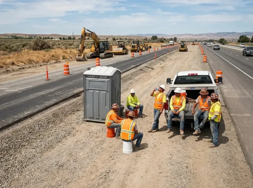 highway-road-construction-crew-007 — frequently asked questions, Porta Potty and Restroom Rentals in Keizer, OR